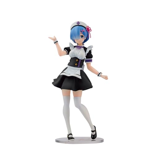 Insxuan Remu Ramu Figuren,REM Anime Figure,RAM Modell Statue,Remu PVC Action Figure,Ramu Desktop Ornamente Skulptur Geschenke für Anime Fans von Insxuan