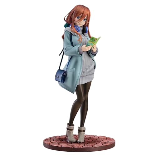 Insxuan The Quintessential Quintuplets Figure, Nakano Miku Charakter Figur Nakano Miku Figurine Modell Sammlerstück Statue Perfekte Dekoration von Insxuan