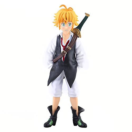 Insxuan The Seven Deadly Sins Wrath of The Gods Figuren Modell 18 cm Meliodas Figurine Anime Statue Meliodas Desktop Dekoration Sammlung Figur Anime Merch von Insxuan