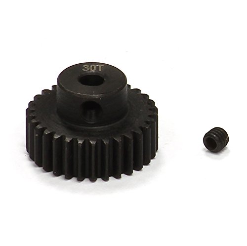 RC Model 30T Steel Pinion Gear for Traxxas 1/16 E-Revo, Slash, Summit, Rally 3.17mm Shaft von Integy