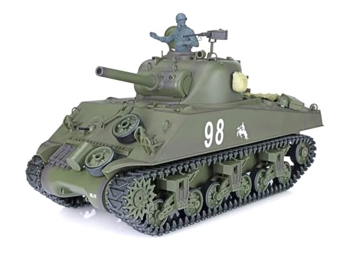 Integy RC Model 1:16 Scale USA M4A3 Sherman Main Battle Tank 2.4GHz RC Model HL3898-1Upg 7.0 von Integy