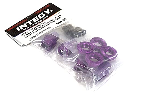 Integy RC Model 17mm Hex Wheel (4) Hub +6mm Offset Designed for HPI Savage X w/ 6mm Axles von Integy