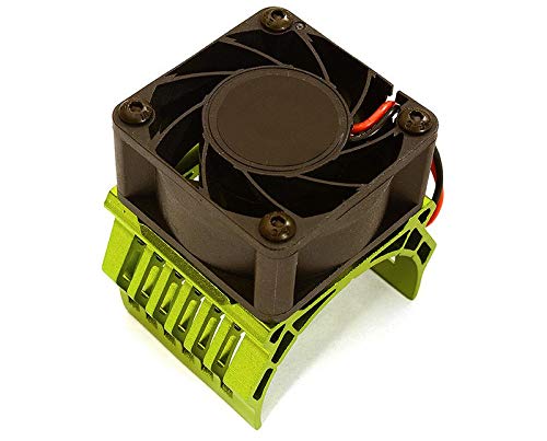 Integy RC Model 42mm Motor Heatsink+40x40mm Cooling Fan 17k RPM for 1/10 Summit & E-Revo von Integy