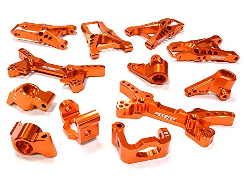 Integy RC Model CNC-Machined Aluminum Suspension Kit Designed for HPI 1/10 Sprint 2 On-Road von Integy