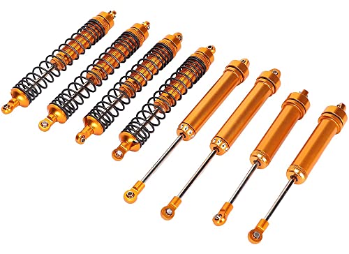 Integy RC Model C31352GOLD Alloy Machined Shock Set (8) for Traxxas 1/7 Unlimited Desert Racer von Integy