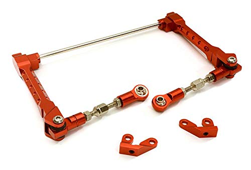 Integy RC Model CNC-Machined Aluminum Rear Sway Bar Set Designed for Axial 1/10 RR10 Bomber 4WD von Integy