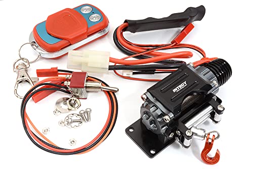 Integy RC Model CNC Machined T3 Realistic Mega Winch w/Wireless Module for 1/10 Scale Crawler von Integy