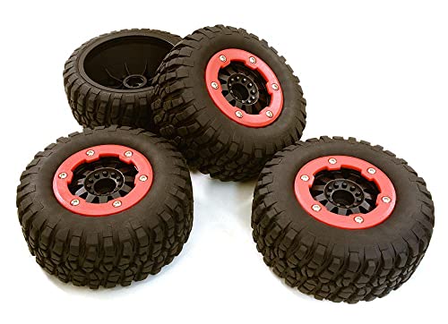 Integy RC Model Composite Short Course 2.2/3.0 Size Beadlock Wheel & Tire (4) (O.D.=109mm) von Integy