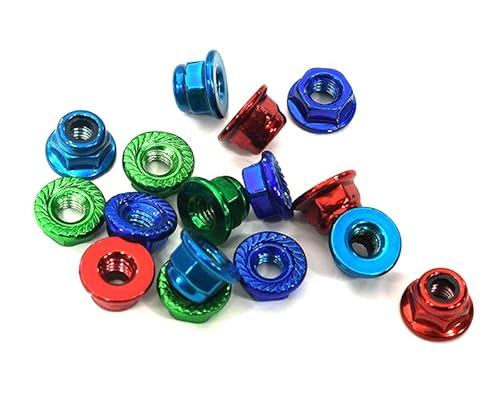 Integy RC Model M4 Size Wheel Nut (4 Color) 16pcs Set von Integy