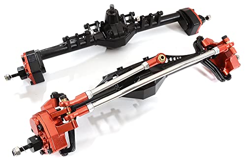 Integy RC Model Machined Front & Rear Axle Assembly for 1/10 Capra 1.9 Unlimited Trail Buggy von Integy