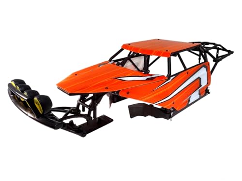 Integy RC Model OBM-1653RED Plastic Molded Roll Cage Body Set w/ Accessories for HPI 1/5 Baja 5B & 5B2.0 von Integy