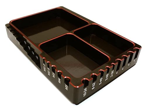 Integy RC Model Precision-Crafted Universal Workbench Organizer 120x80x20mm Workstation Tray von Integy