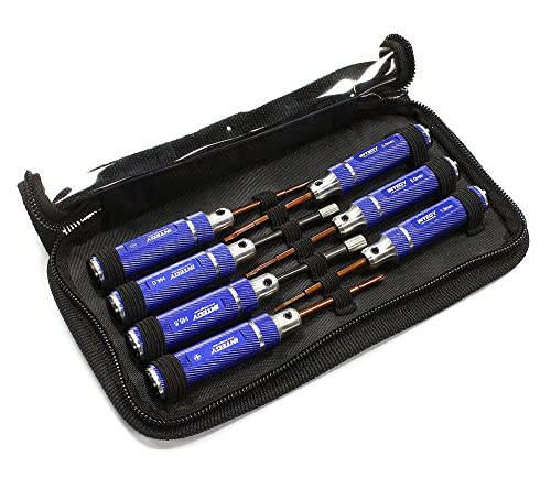 Integy RC Model Precision-Crafted V2 Mini Tool Set 7pcs with Carrying Bag Designed for R/C Model von Integy