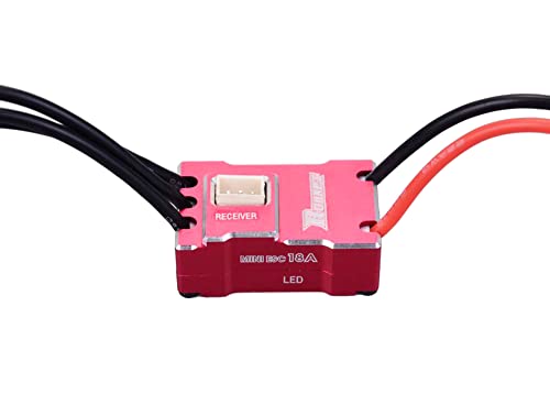 Integy RC Model Surpass 18A ESC Elektronischer Geschwindigkeitsregler 7,4V für 1/16-1/28 Mini Auto von Integy