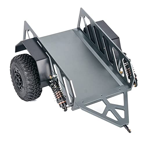 Integy RC-Modell, realistisch, 1/10 Größe, Utility Box Anhänger für Skala Crawler Truck, 329 x 250 x 140 mm von Integy