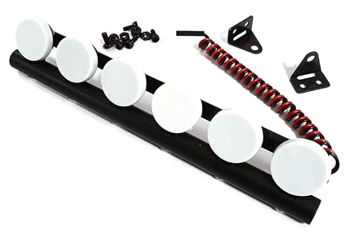 Integy RC-Modell, realistisches Dach-Spot-LED-Licht-Set, 151 mm Breite, entworfen für 1:10 Maßstab RC von Integy