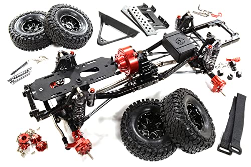 Integy RC Modell CNC gefräst 1/10 HCX10 Trail Roller 4WD Off-Road Scale Crawler Kit 313 mm WB von Integy