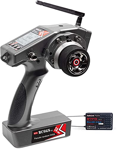 Integy RC Modell Precision Radiolink RC6GS 2,4 G 6 CH Auto-Controller-Sender + R7FG Gyro-Empfänger von Integy