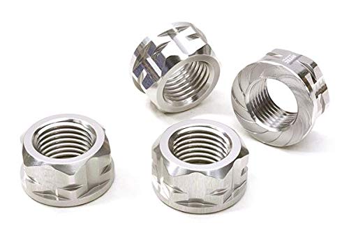 RC Model Serrated 17mm Hex Wheel Nut (4) for Most 1/8 Buggy, Truggy, SC & Monster Truck von Integy