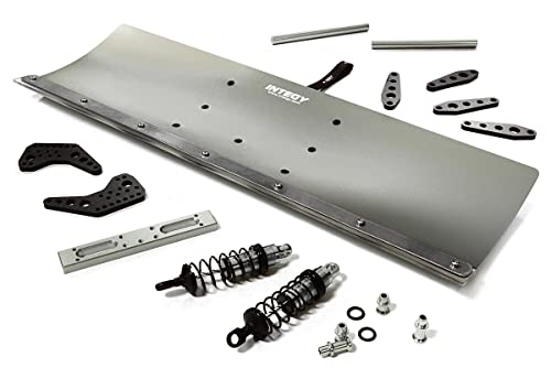 RC Model Alloy CNC Machined Snowplow Kit Designed for Traxxas 1/10 Scale Summit 4WD von Integy