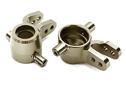 RC Model CNC-Machined Aluminum Steering Knuckles Designed for Traxxas 1/10 Rustler 4X4 von Integy