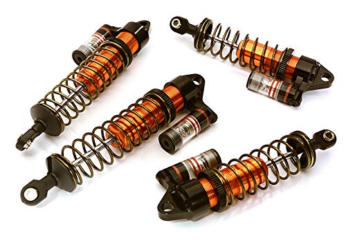 RC Model CNC Machined Piggyback Shock Set (4) for Traxxas 1/10 Stampede 2WD & Bigfoot von Integy