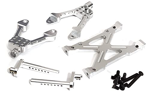 RC Model CNC Machined Rear Chassis Brace, Shock Tower & Body Post Kit for Axial SCX-10 von Integy