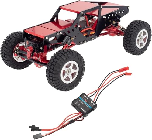 RC Model Complete Alloy Conversion Kit w/Roll Cage, Servo, ESC, Motor for Axial SCX24 C10 von Integy