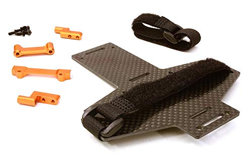 RC Model Machined Battery Tray w/Composite Plate for Vaterra Twin Hammers 1.9 Rock Racer von Integy