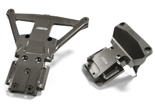 RC Model Machined Front & Rear Bulkhead Designed for Traxxas Slash 4X4 LCG Chassis von Integy