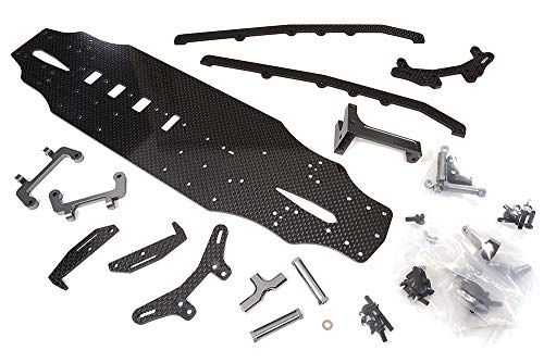 RC Model Precision Carbon Fiber Chassis Conversion Kit Designed for Tamiya 1/10 TA07 von Integy