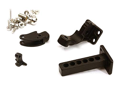 RC Model Rear Bumper Receiving Hitch w/Ball Mount & Pintle Hook Combo for Traxxas TRX-4 von Integy