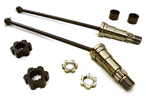 RC Model Universal Drive Shafts w/ +12mm EXT. Stub Axles (2) for Traxxas X-Maxx 4X4 von Integy