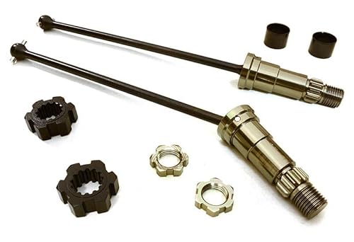 RC Model Universal Drive Shafts w/ +6mm EXT. Stub Axles (2) for Traxxas X-Maxx 4X4 von Integy