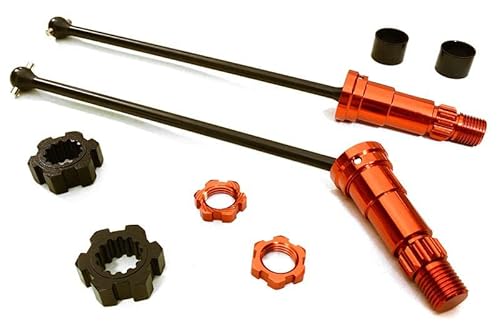 RC Model Universal Drive Shafts w/ +6mm EXT. Stub Axles (2) for Traxxas X-Maxx 4X4 von Integy