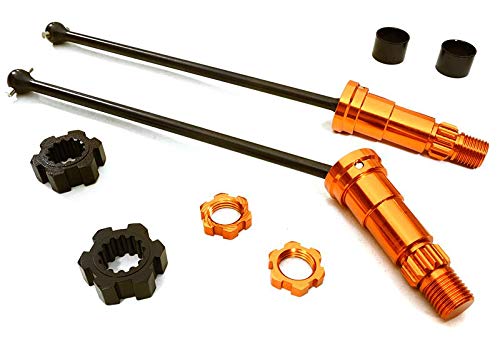 RC Model Universal Drive Shafts w/ +6mm EXT. Stub Axles (2) for Traxxas X-Maxx 4X4 von Integy