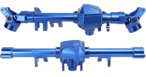 RC-Modell, Präzisionslegierung, CNC-gefräste Vorder- und Hinterachsgehäuse, entworfen für Axial SCX6 von Integy