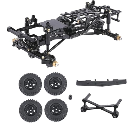 RC-Modell, kompletter Umbausatz aus Legierung mit 133 Radstand für Axial 1/24 SCX24 C10 Crawler von Integy