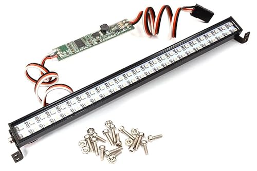 RC-Modell, mehrfarbige LED-Lichtleiste, Ein/Aus/Blinken, mit 3 Modi für Traxxas Axial Tamiya, 148 mm von Integy