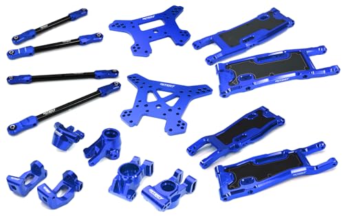 RC Modell CNC gefrästes komplettes Fahrwerk Kit Entwickelt für Traxxas 1/8 Schlitten Allradantrieb von Integy