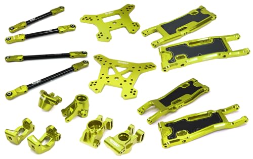 RC Modell CNC gefrästes komplettes Fahrwerksset entworfen für Traxxas 1/8 Schlitten 4WD von Integy