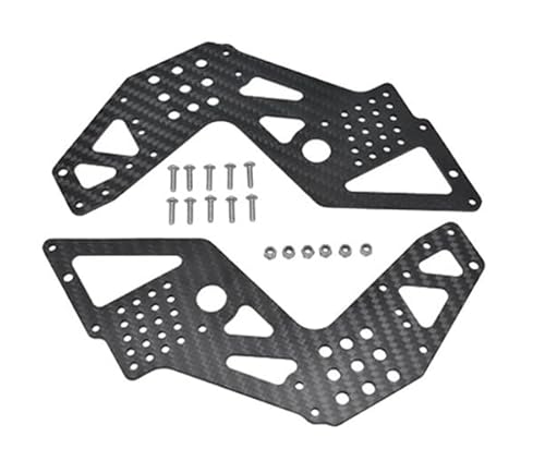 RC Modell Kohlefaser F/R Side Chassis (2) Platten entworfen für Losi LMT 4WD Monster von Integy