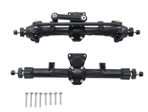 RC Modell Kunststoff Vorder- und Hinterachse Montage mit Innenausstattung für Axial 1/24 SCX24 von Integy