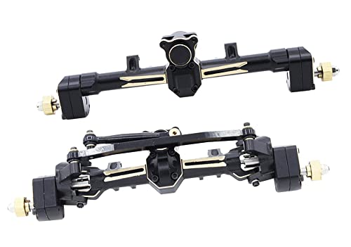 RC-Modell-Legierung, CNC-gefräst, breite Achse vorne und hinten, mit Portal für Axial SCX24, B = 110 mm von Integy