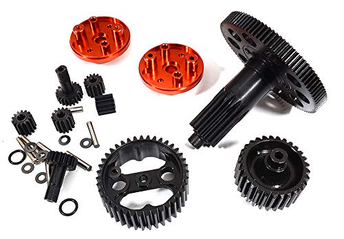 Red Billet Machined Metal Gear Set for Arrma 1/10 Granite Voltage 2WD Mega Truck von Integy