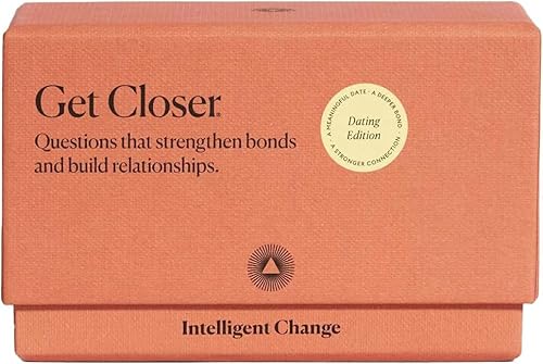 Intelligent Change Get Closer Dating Edition Kartenspiel Gesprächsstarter Frage- und Antwortspiele - Lustiges Kartenspiel für Dating-Paare, Date-Nacht-Aktivität (Dating Edition) von Intelligent Change