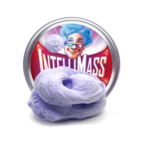 IntelliMass Fluffy Lila - Fluffig leicht & weich - wie Zuckerwatte! Knetmasse in Metalldose von Intelligente Knete