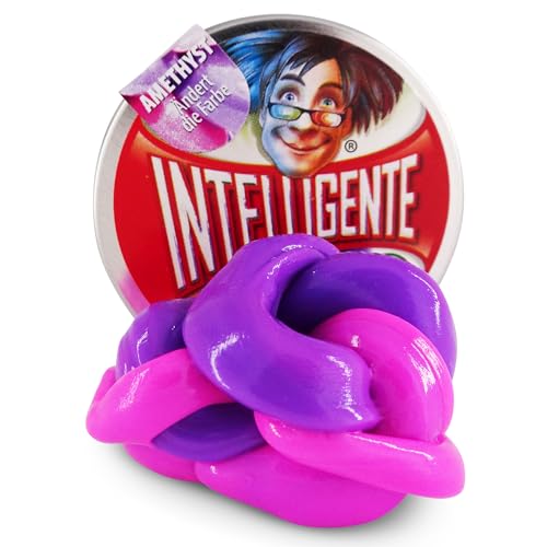 Intelligente Knete - Das Original! Amethyst - Ändert die Farbe bei Wärme, 18g - Kinderknete und Therapieknete in einem - besser als jeder Stressball! Für Kinder und Erwachsene von Intelligente Knete