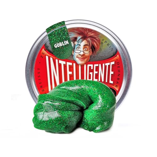 Intelligente Knete - Das Original! Goblin mit Glitzer-Effekt - Kinderknete und Therapieknete in einem - besser als jeder Stressball! Für Kinder und Erwachsene (Medium-Dose, 40g) von Intelligente Knete