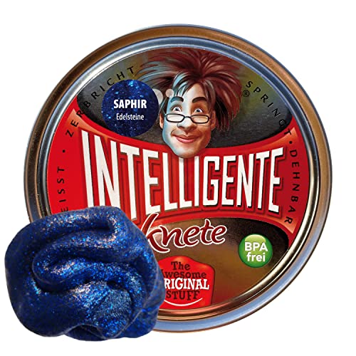 Intelligente Knete Edelsteine das Schmuckstück aus der Dose (Medium Saphir 40g) von Intelligente Knete